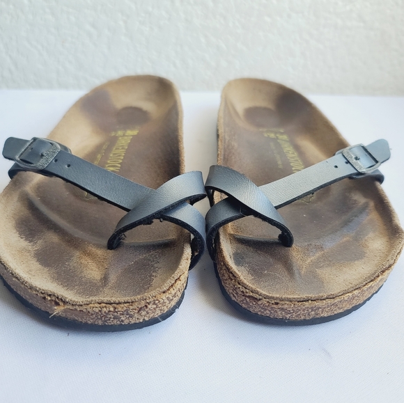 Birkenstock Piazza Sandals Size 38 L7 - Picture 3 of 6